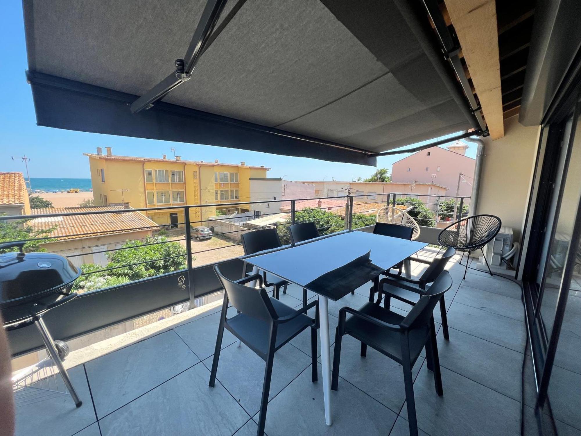 Oustal Caval Marin A Appartement Valras-Plage Buitenkant foto